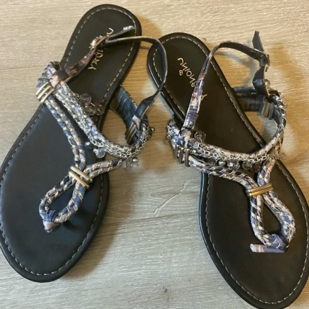 UnionBay Beaded Sandals